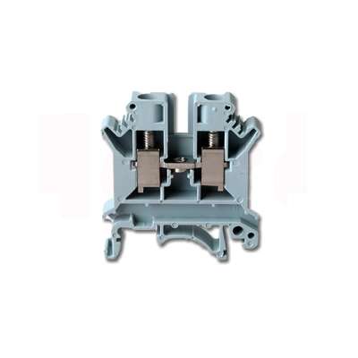 Hord Hot-selling Good Electrical Conductivity Gray Plastic Screw Guide Rail Type Terminal Block UK6N