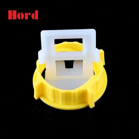 Ceramic Tile Leveling System Clips Yellow Hollow Screw Cap for Ceramic of Wall and Floor