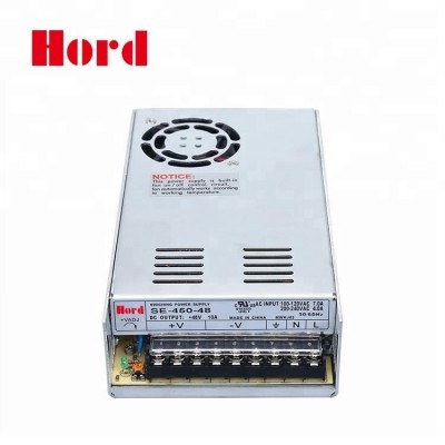 450W 48V 10A Switch Mode Power Supply SE-450-48 for CCTV