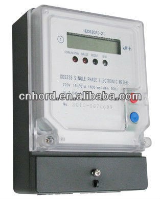 DDS228 Single-phase Two-wire Electronic Watt-hour Meter