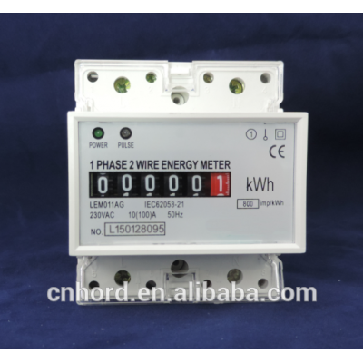 High quality and good price DIN Rail Single Phase Electronic Energy Meter