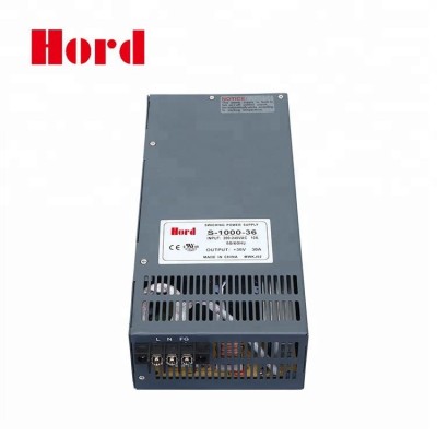 36V 30A Switching Power Supply S-1000-36 for LED Strip