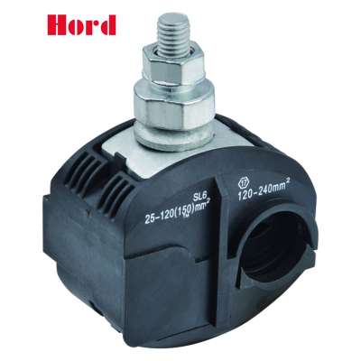 Low Voltage Single Screw Insulation Piercing Connector SL6 with Waterproof Sealing End Cap