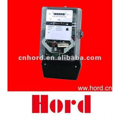 DEM081PD THREE PHASE FOUR WIRE ELECTROMECHANICAL FRONT BOARD INSTALLED ACTIVE ENERGY METER