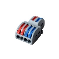 Hord Factory Direct Hot Sale Colored Light Wire Connector with 2 in 4 out SPL-42