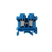 Hord Good Quality Blue Nylon Plastic Side Wiring Guide Rail Type Screw Terminal Block UK10N